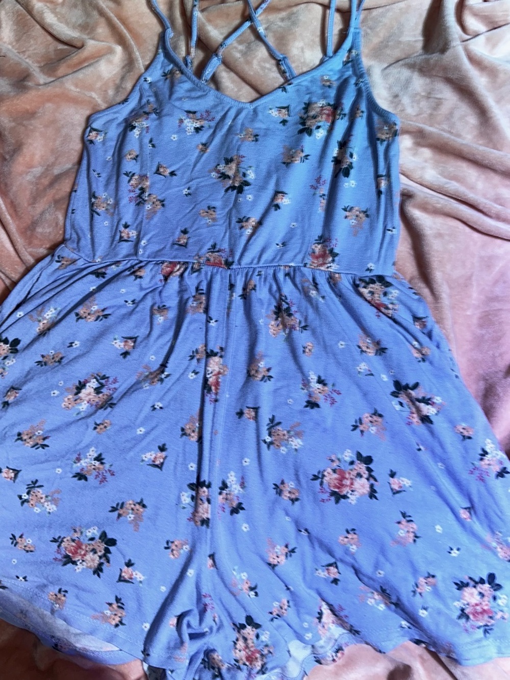 Ultra Flirt Lavender Floral romper